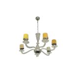 SYLCOM (ITALY) A MURANO GLASS CHANDELIER