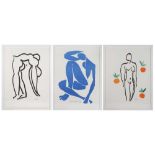AFTER HENRI MATISSE (FRENCH 1869-1954) THREE LITHOGRAPHS