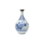 A LARGE JAPANESE ARITA BLUE AND WHITE 'BLOSSOMS' VASE