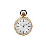 CHRONOGRAPH POCKET WATCH, 18K YELLOW GOLD. PROPERTY OF A BRITISH COLLECTOR.