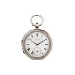 POCKET WATCH, J.G. GRAVES OF SHEFFIELD, OPEN-FACE, SILVER COIN CASE. PROPERTY OF A BRITISH COLLECTOR