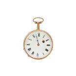 A RARE QUARTER REPEATER POCKET WATCH, 18K ROSE GOLD. PROPERTY OF A BRITISH COLLECTOR.