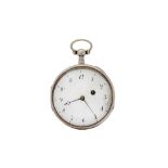 POCKET WATCH, SILVER COIN CASE, OPEN FACE, QUARTER REPEATER, VERGE/FUSEE. PROPERTY OF A BRITISH COLL