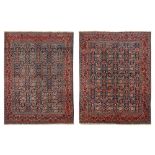 A PAIR OF FINE TABRIZ RUGS, NORTH-WEST PERSIA
