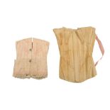 A PAIR OF DOLLS CORSETS, 19TH CENTURY AND LATER