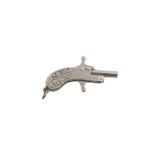 VICTORIAN MINIATURE PINFIRE MUFF PISTOL