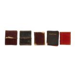 MINIATURE BOOKS: GROUP OF SMALL RAIN UPON THE TENDER HERB