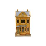 A LATE 19TH CENTURY DOLLS HOUSE