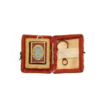 MINIATURE BOOK: SCHLOSS'S ENGLISH BIJOU ALMANAC FOR 1839