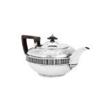 A George III sterling silver teapot, London 1807 by John Emes (this mark reg. 10th Jan 1798)