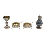 A MIXED GROUP OF VICTORIAN STERLING SILVER