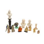 A COLLECTION OF DOLLS HOUSE DECORATIVE PIECES