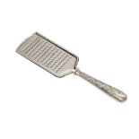 A MODERN ITALIAN STERLING SILVER PARMESAN CHEESE GRATER, BY GIANMARIA BUCCELLATI