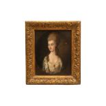 FOLLOWER OF THOMAS GAINSBOROUGH (BRITISH 1727-1788) PORTRAIT OF THE DUCHESS OF GLOUCESTER (?)