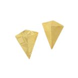 Jacqueline Stieger | A pair of gold earrings, 1981