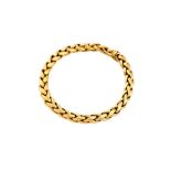 A gold fancy-link bracelet, 1984