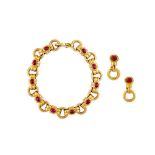 Deakin & Frances | A ruby bracelet and earring suite