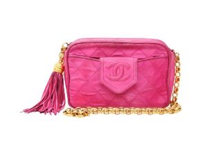 Chanel Pink Bijoux Chain Mini Camera Bag