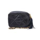 Chanel Navy CC Logo Small Camera Bag