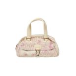 Christian Dior Pink Logo Small Bowler Bag