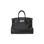 Hermes Black Togo Birkin 35