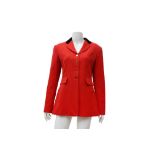 Hermes Red Wool Riding Jacket -Size 40