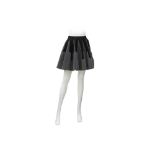 Alaia Black Wool Knit Sculptural Mini Skirt - Size 38