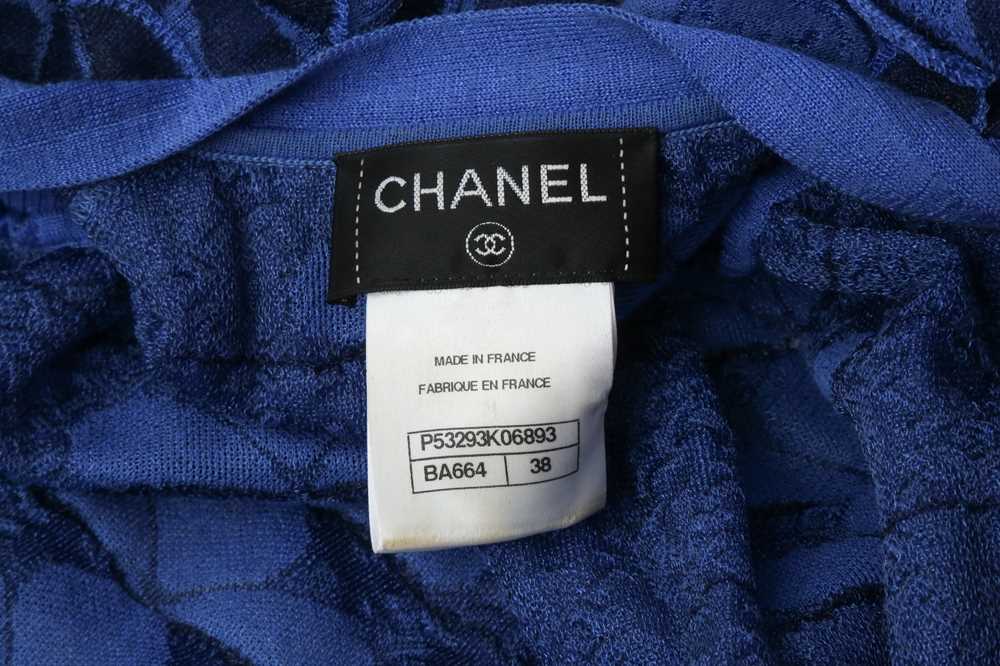 Chanel Blue Open Front Cardigan - Size 38 - Image 5 of 5