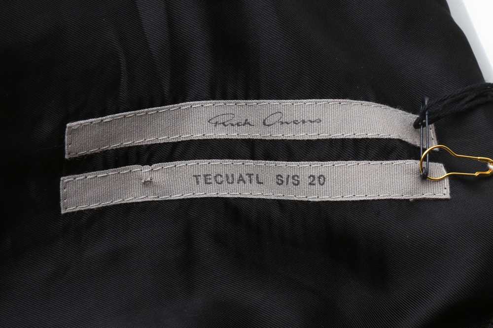 Rick Owens Black Leather Zionic Bomber Jacket - Size 38 - Image 3 of 3