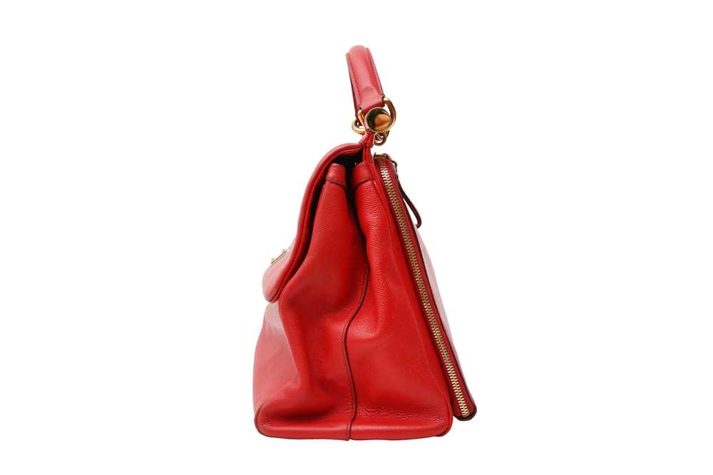 Dolce & Gabbana Red Large Sicily Bag - Image 2 of 6