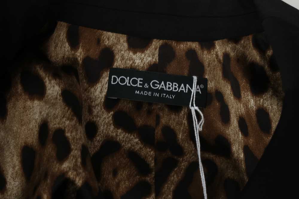 Dolce & Gabbana Black Wool Jacket - Size 38 - Image 3 of 3