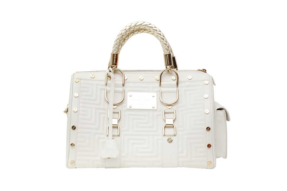 Versace White Madonna Snap Out Of It Bag