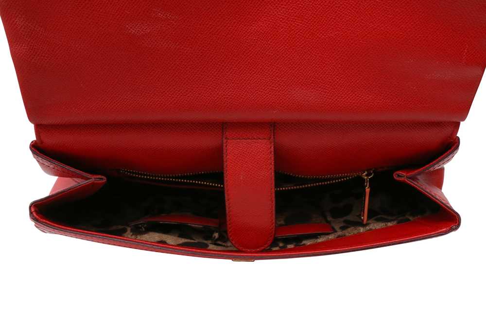 Dolce & Gabbana Red Large Sicily Bag - Image 6 of 6