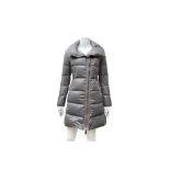 Moncler Grey Joinville Giubbotto Long Coat - Size 00