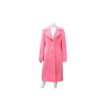 Escada Bubblegum Pink Wool Coat - Size 38