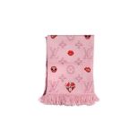 Louis Vuitton Pink Logomania A La Folie Scarf