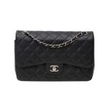 Chanel Black Jumbo Double Flap Bag