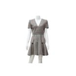 Alexander McQueen Wool Short Sleeve Dress - Size 42