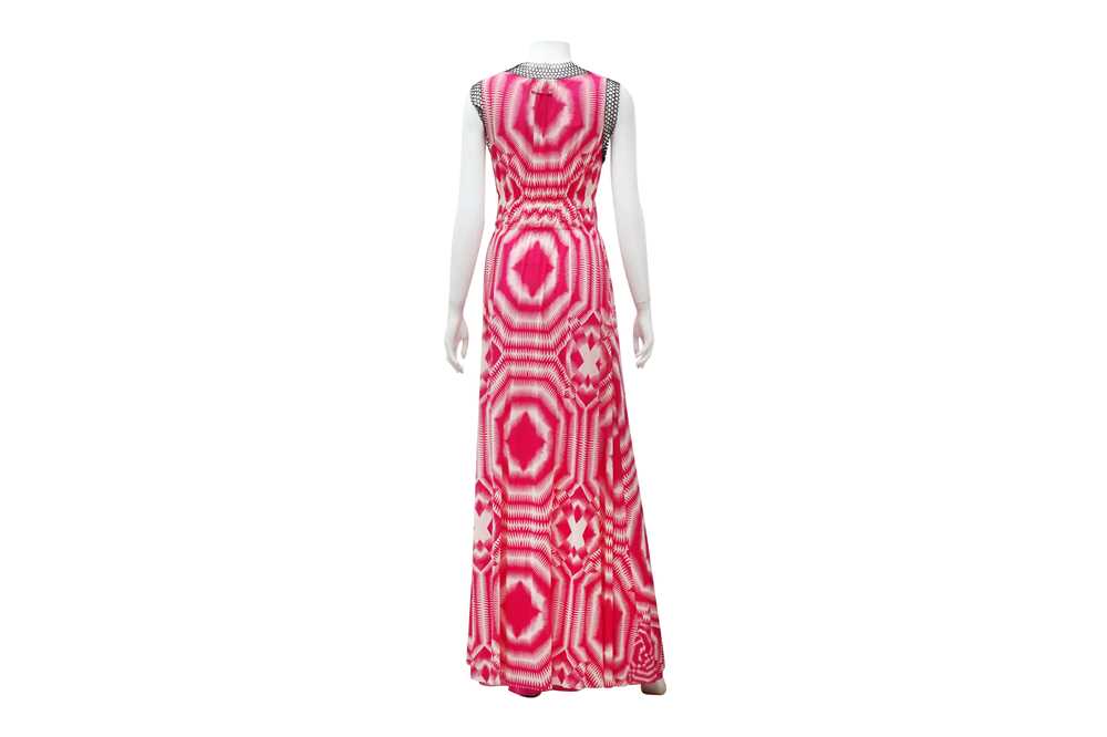 Jean Paul Gaultier Pink Abstract Print Resort Dress - Size L - Image 2 of 3