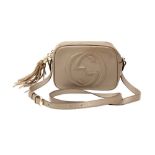 Gucci Grey Soho Disco Crossbody Bag