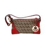 Fendi Red Zucchino Chef Mini Shoulder Bag