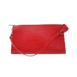 Louis Vuitton Red Epi Pochette Accessoires