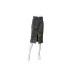 Louis Vuitton Grey Wool Straight Skirt - Size 38