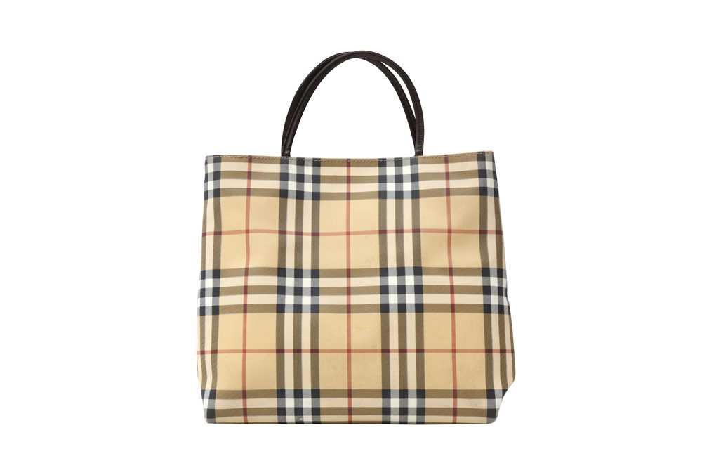 Burberry Brown Nova Check Shopper Tote and Purse - Image 2 of 4