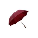 Cartier Burgundy Large Logo Golf Umbrella