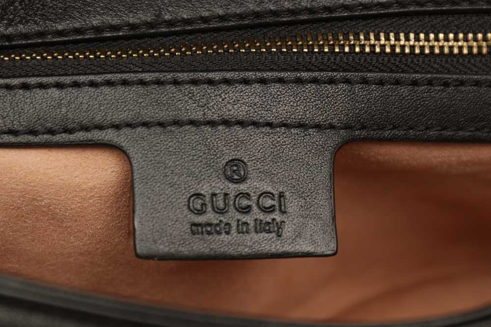 Gucci Black GG Small Marmont Matelassé Bag - Image 5 of 7