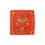 Hermes 'Les Cavaliers D'or' Silk Print Scarf