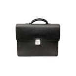 Louis Vuitton Black Epi Robusto 1 Briefcase