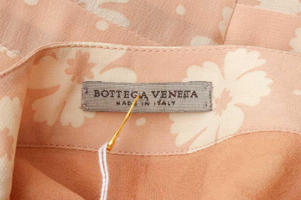 Bottega Veneta Pink Silk Floral Print Dress - Size 44 - Image 3 of 3