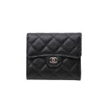 Chanel Black Classic Small Flap Wallet